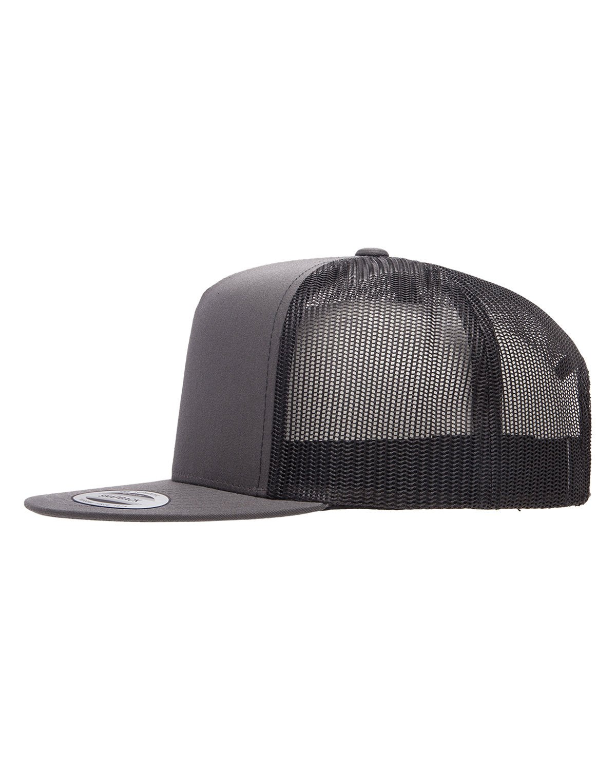 6006-Yupoong-CHARCOAL/ BLACK-Yupoong-Headwear-3