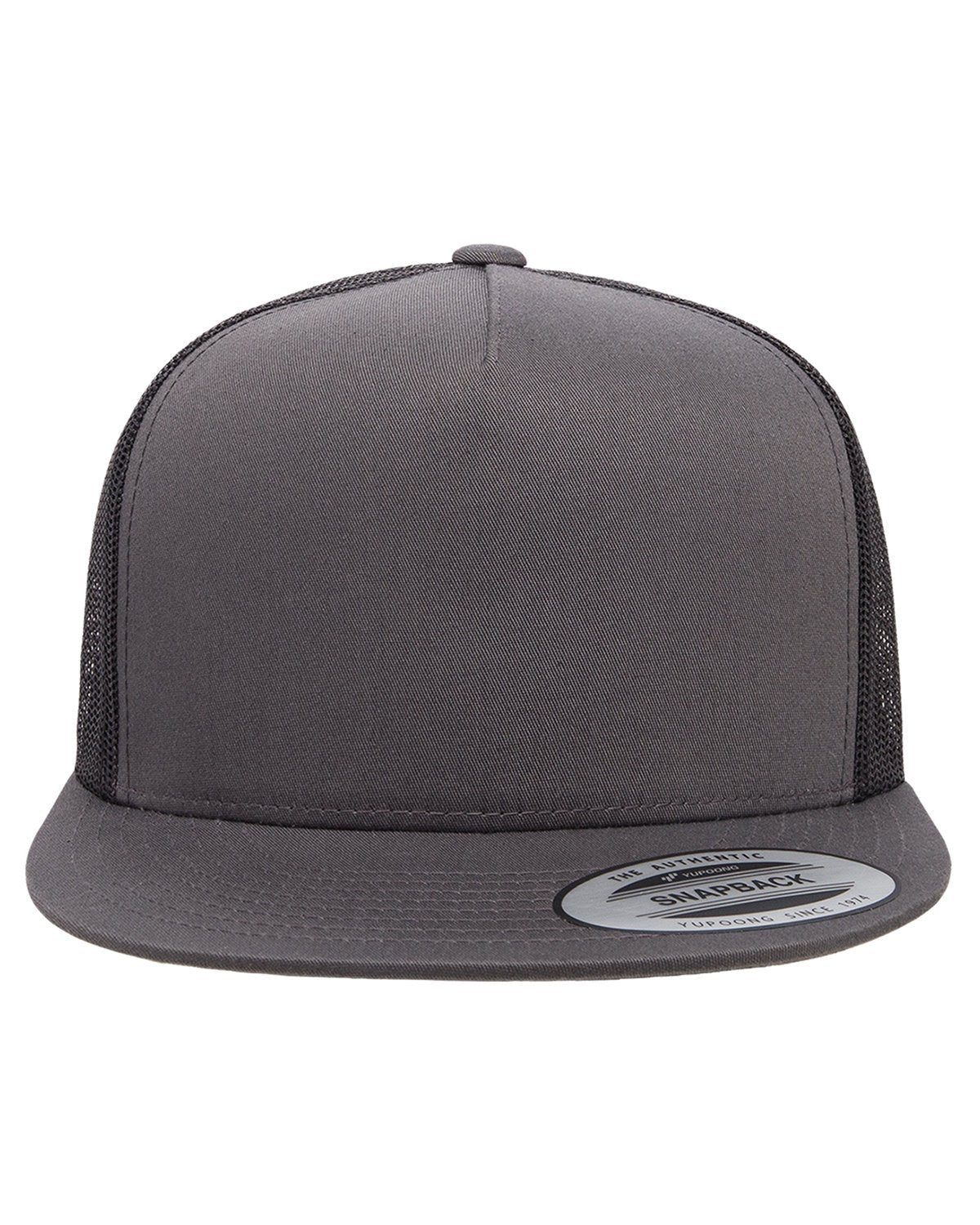 6006-Yupoong-CHARCOAL/ BLACK-Yupoong-Headwear-1