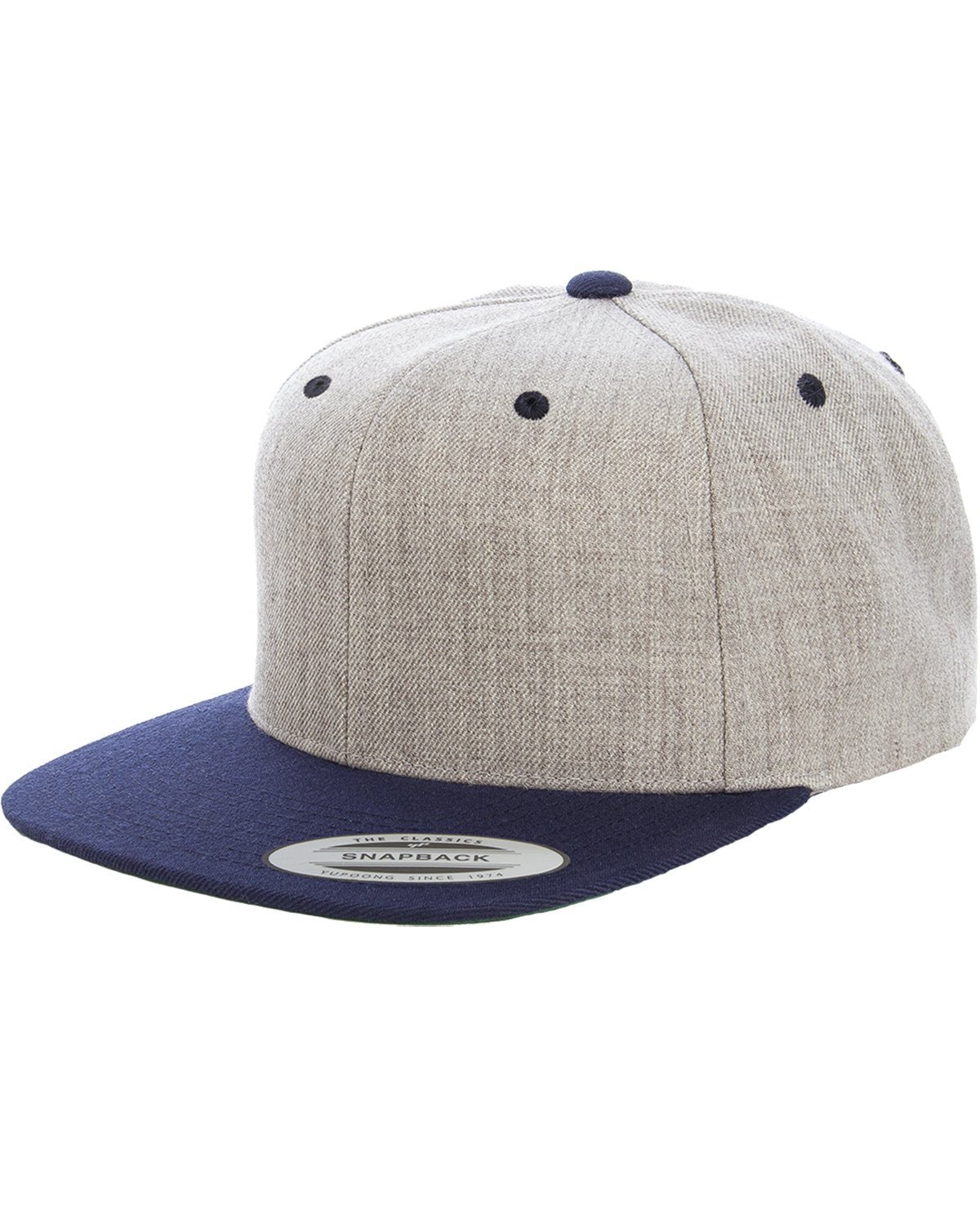 6089MT - Yupoong - HEATHER/ NAVY - Yupoong - Headwear - 1