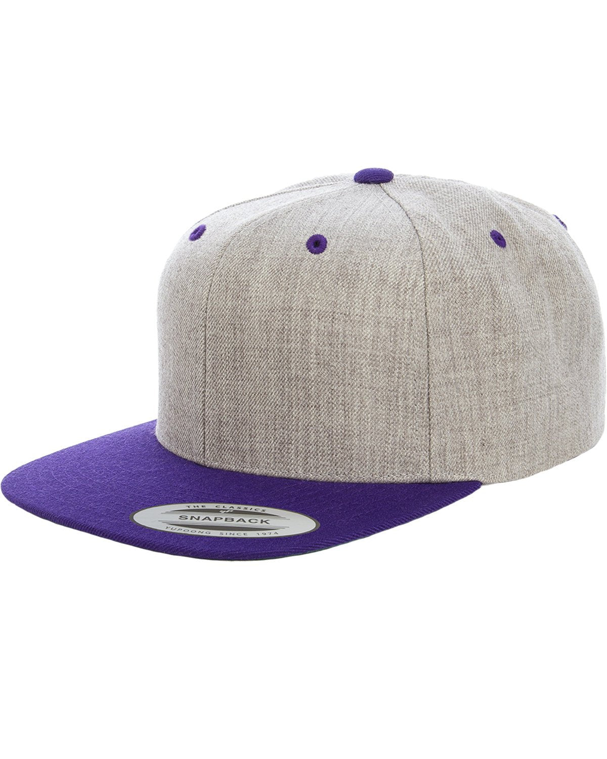 6089MT - Yupoong - HEATHER/ PURPLE - Yupoong - Headwear - 1