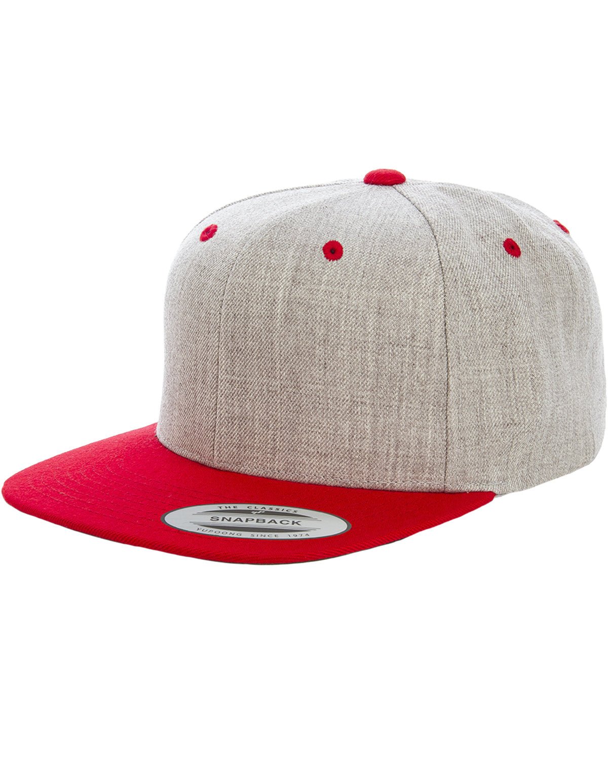 6089MT - Yupoong - HEATHER/ RED - Yupoong - Headwear - 1