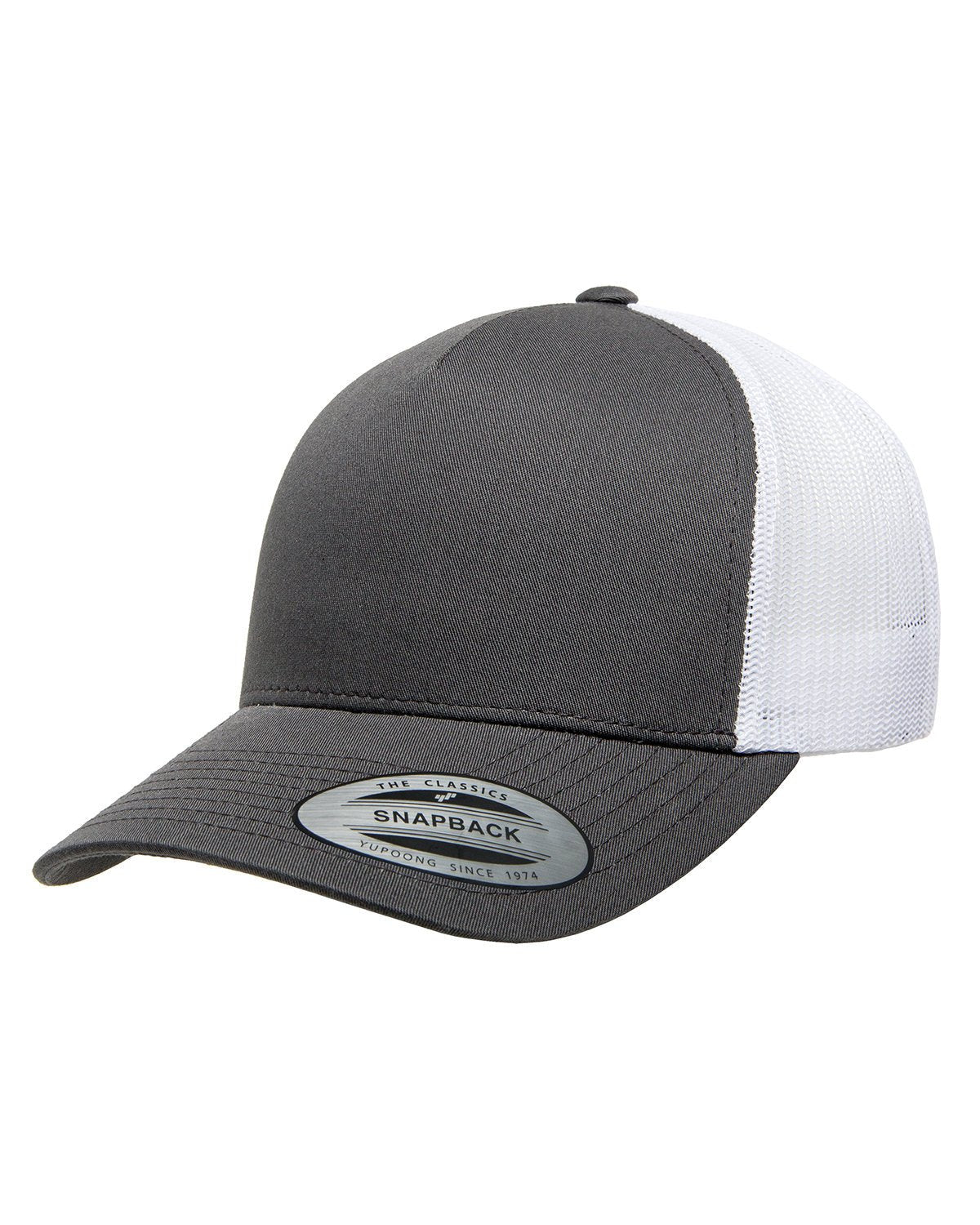 6506-Yupoong-CHARCOAL/ WHITE-Yupoong-Headwear-1