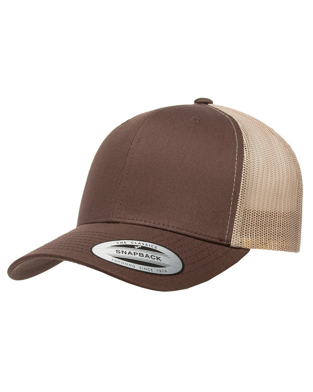 6606-Yupoong-BROWN/ KHAKI-Yupoong-Headwear-1