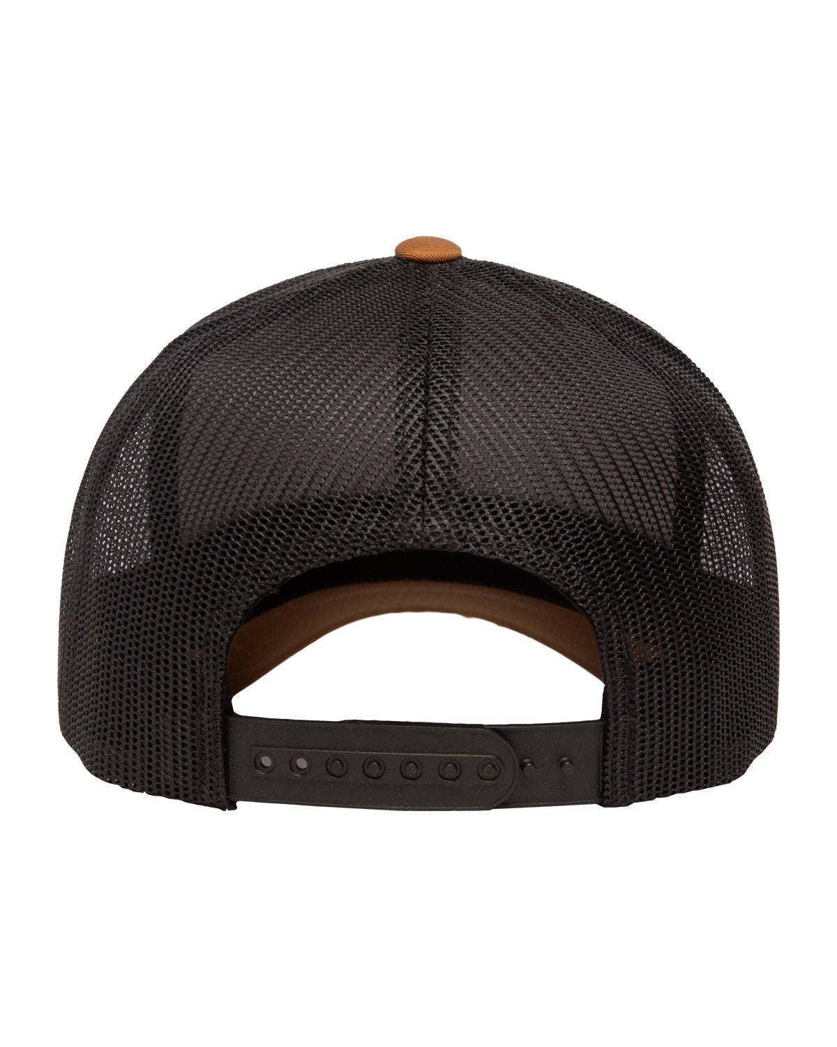 6606-Yupoong-CARAMEL/ BLACK-Yupoong-Headwear-2