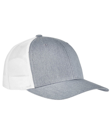 6606-Yupoong-HEATHER/ WHITE-Yupoong-Headwear-1