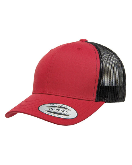 6606-Yupoong-RED/ BLACK-Yupoong-Headwear-1