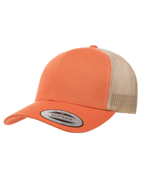 6606-Yupoong-RUST ORANGE/KHAKI-Yupoong-Headwear-1