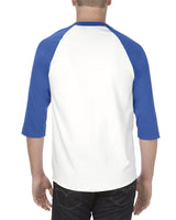 AL1334-Alstyle-WHITE/ ROYAL-Alstyle-T-Shirts-2