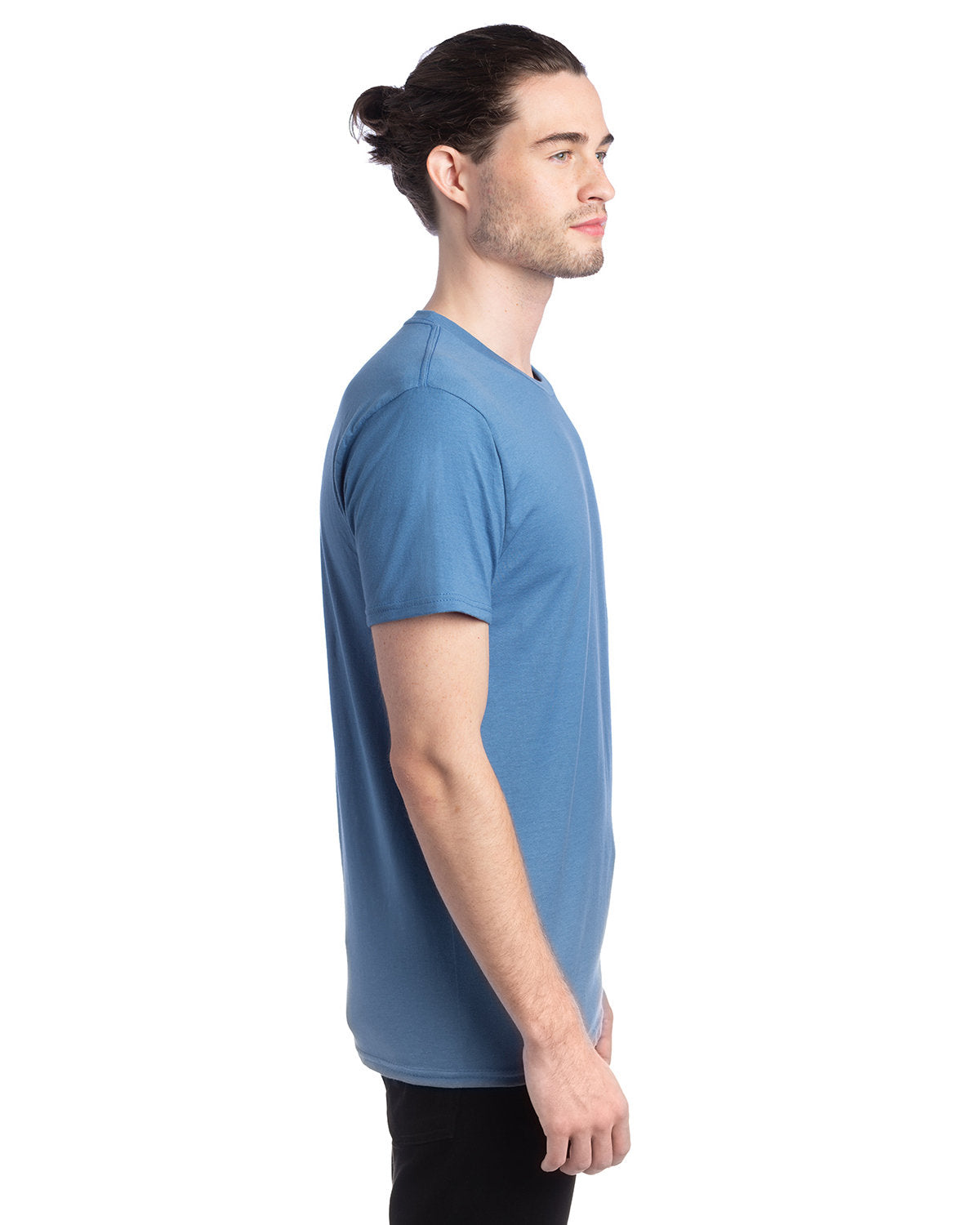 4980-Hanes-DENIM BLUE-Hanes-T-Shirts-3